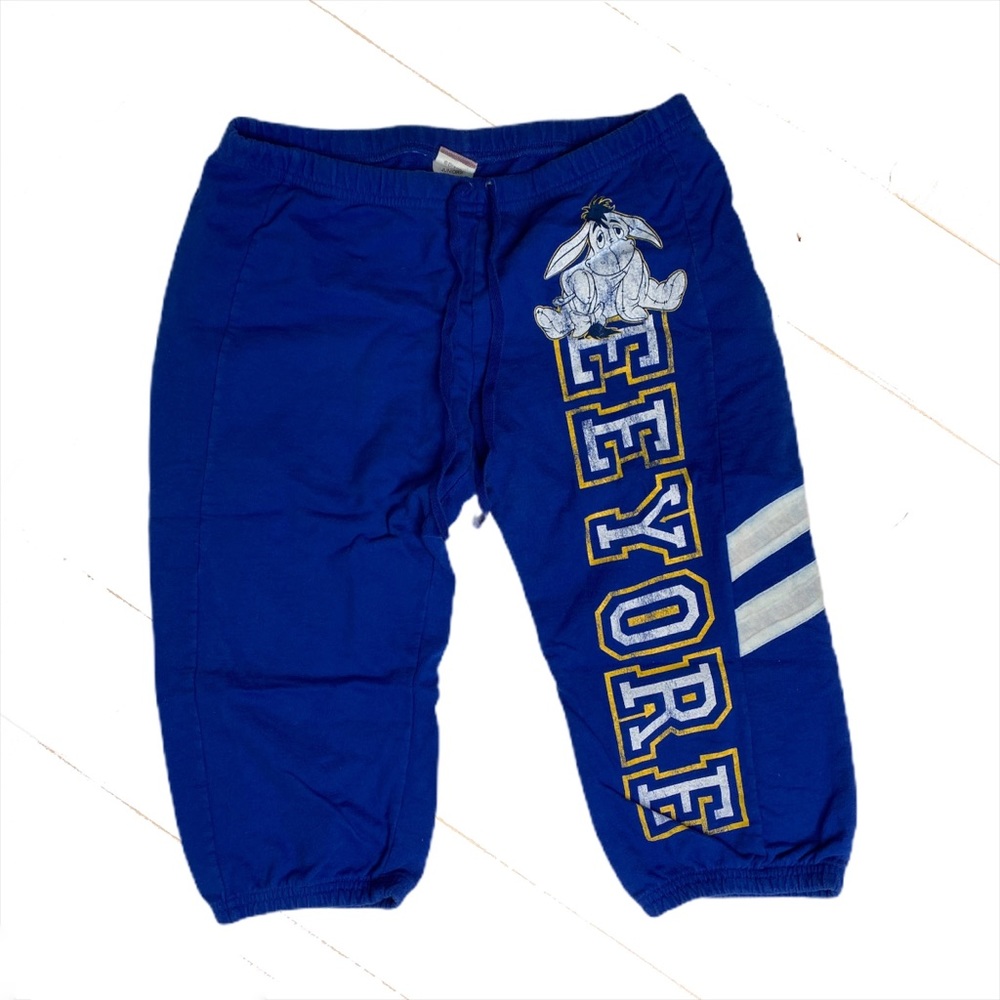 Eeyore sweatpants Disney sweats capri crop pants